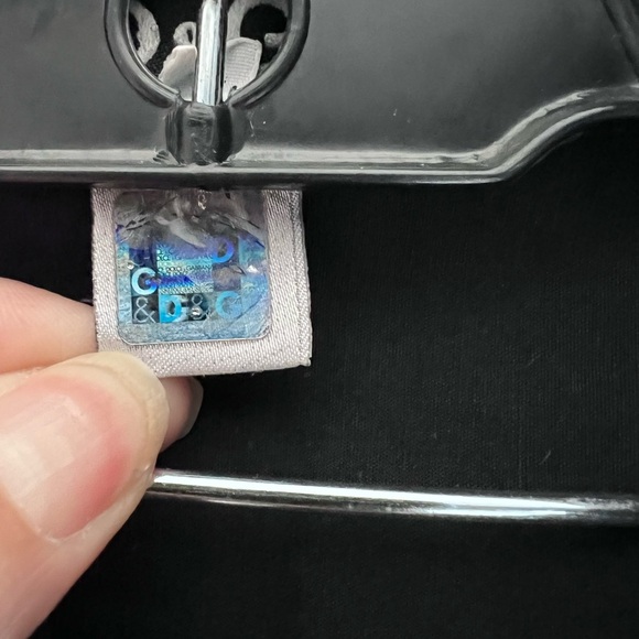 Dolce & Gabbana black women button down short sleeve size 36 Small Vinta… - Picture 4 of 7